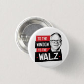 Badge Rond 2,50 Cm À la fenêtre du walz (Devant & derrière)