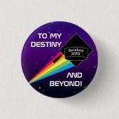 Badge Rond 2,50 Cm À ma destination Épingle de graduation personnalis (Devant)