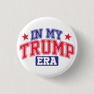 Badge Rond 2,50 Cm À mon époque Trump 