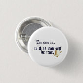 Badge Rond 2,50 Cm À Thine possédez l'individu soit bouton vrai (Devant & derrière)