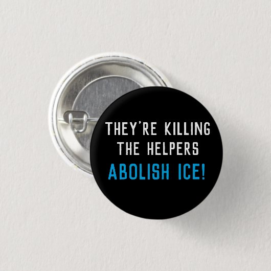 Badge Rond 2,50 Cm Abolir ICE (Devant & derrière)