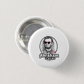 Badge Rond 2,50 Cm Abraham est mon Bro (Devant & derrière)