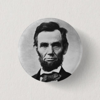 BADGE ROND 2,50 CM ABRAHAM LINCOLN