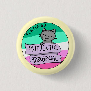 Badge Rond 2,50 Cm Abrosexual authentique