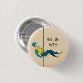 Badge Rond 2,50 Cm Absence (Devant & derrière)