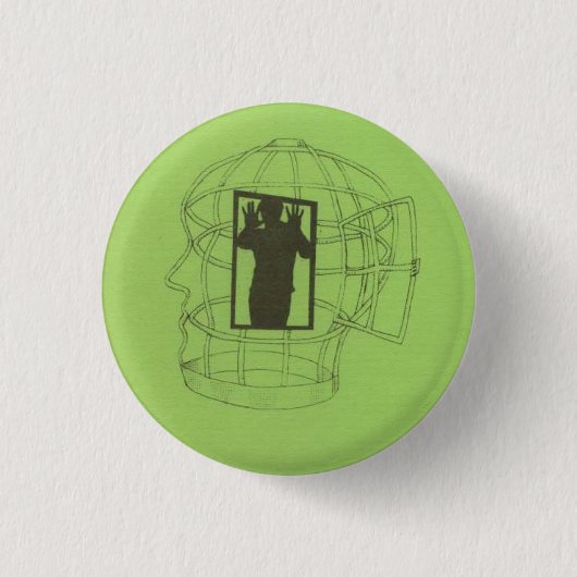 Badge Rond 2,50 Cm Absence de croissance sans Goodbyes (Devant)