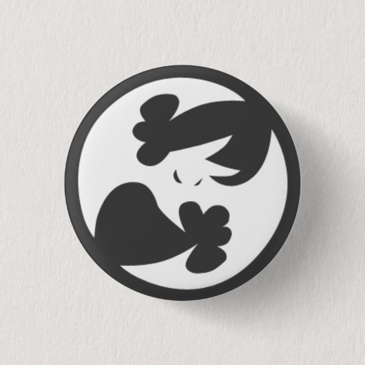 Badge Rond 2,50 Cm Absolument timbré (Devant)