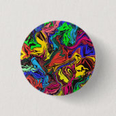 Badge Rond 2,50 Cm Abstrait Coloré Twirly / Poussé / (Devant)