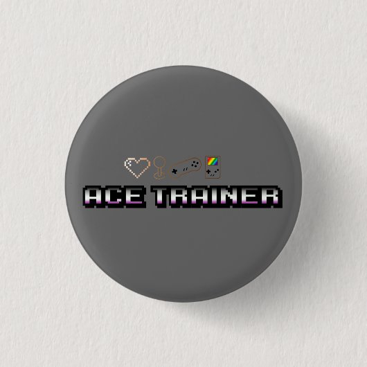 Badge Rond 2,50 Cm Ace Trainer Gaymer (Devant)