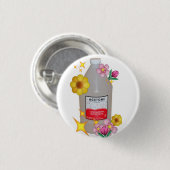 Badge Rond 2,50 Cm Acétone (Devant & derrière)