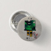 Badge Rond 2,50 Cm ADAPTEZ ! bouton (Devant & derrière)