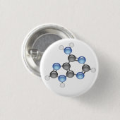 Badge Rond 2,50 Cm Adénine (Devant & derrière)