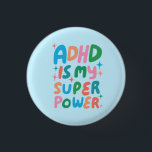 Badge Rond 2,50 Cm ADHD est ma superpuissance Fun Bulle Lettres color<br><div class="desc">Bouton fait main pour vous ! Customisez avec votre propre texte ou modifiez les couleurs. Consultez ma boutique pour plus de couleurs et de dessins ou faites-moi savoir si vous voulez quelque chose de personnalisé!</div>