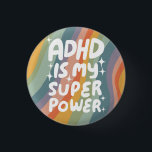 Badge Rond 2,50 Cm ADHD est ma superpuissance Fun Bulle Lettres color<br><div class="desc">Bouton fait main pour vous ! Customisez avec votre propre texte ou modifiez les couleurs. Consultez ma boutique pour plus de couleurs et de dessins ou faites-moi savoir si vous voulez quelque chose de personnalisé!</div>