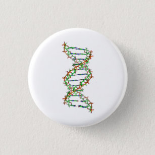 Badge Rond 2,50 Cm ADN - science/scientifique/biologie