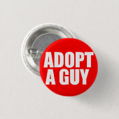 Badge Rond 2,50 Cm Adopter un type (Devant & derrière)