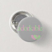 Badge Rond 2,50 Cm adorkable (Devant & derrière)