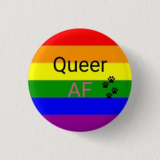 Badge Rond 2,50 Cm AF étrange (Devant)