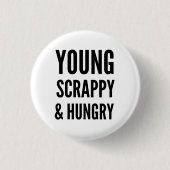 Badge Rond 2,50 Cm Affamé (Devant)