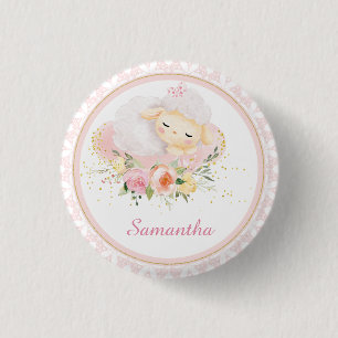 Badge Rond 2,50 Cm Agneau personnalisé