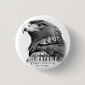 Badge Rond 2,50 Cm Aigle royal (Devant)
