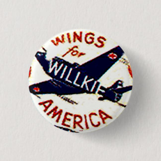 Badge Rond 2,50 Cm Ailes pour Willkie - bouton