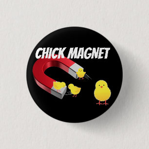 Badge Rond 2,50 Cm Aimant CHICK