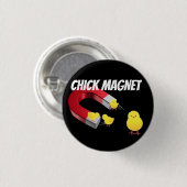 Badge Rond 2,50 Cm Aimant pour filles (Devant & derrière)