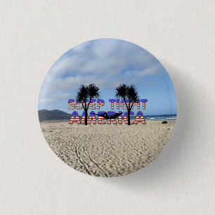 Badge Rond 2,50 Cm Aimants TEE Sleep Tight America