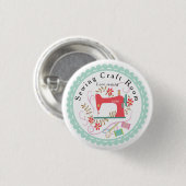 Badge Rond 2,50 Cm Aimer Coudre (Devant & derrière)