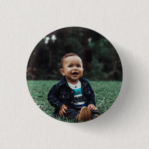 Badge Rond 2,50 Cm Ajoutez votre propre photo personnalisée
