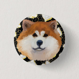 BADGE ROND 2,50 CM AKITA       