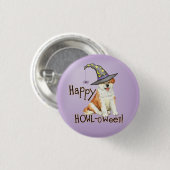 Badge Rond 2,50 Cm Akita Witch (Devant & derrière)