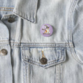 Badge Rond 2,50 Cm Akita Witch (En situation)