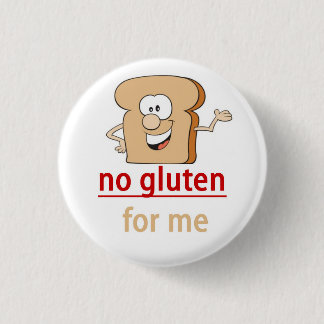 Badge Rond 2,50 Cm Alerte d'allergie de gluten