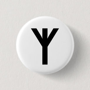 Badge Rond 2,50 Cm Algiz