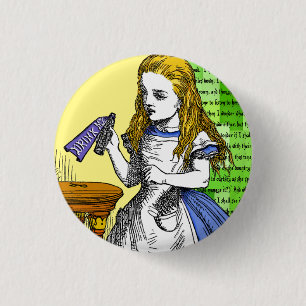 Badge Rond 2,50 Cm Alice au pays des merveilles