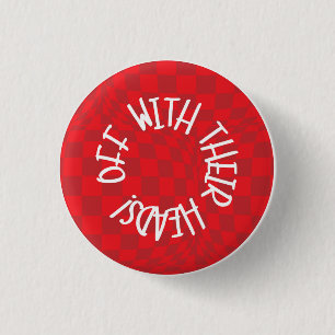 Badge Rond 2,50 Cm Alice au pays des merveilles - Insigne - Reine de 