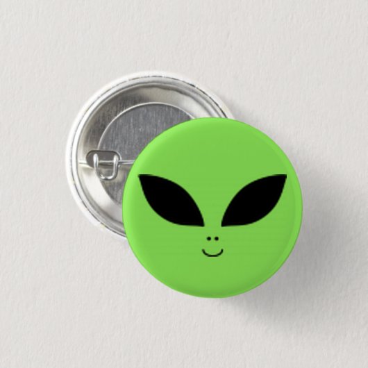 Badge Rond 2,50 Cm Alien (Devant & derrière)