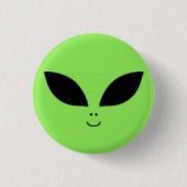 Badge Rond 2,50 Cm Alien (Devant)