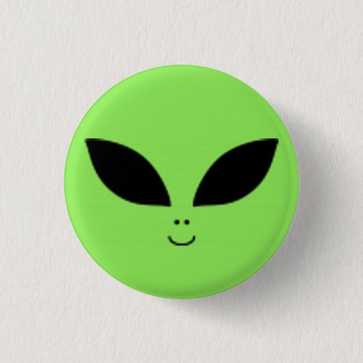 Badge Rond 2,50 Cm Alien (Devant)