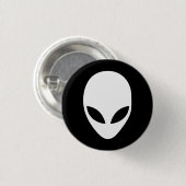 Badge Rond 2,50 Cm Alien (Devant & derrière)