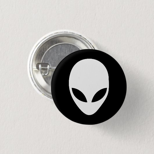 Badge Rond 2,50 Cm Alien (Devant & derrière)