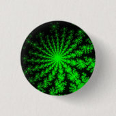 Badge Rond 2,50 Cm Alien Fractal Burst (Devant)
