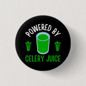 Badge Rond 2,50 Cm Alimenté Par Celery Juice (Devant)
