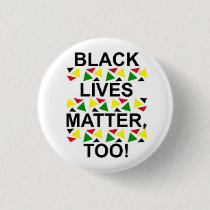 Badge Rond 2,50 Cm ALKEBULAN - BLM AUSSI ! TRIBU (Lettre noire)