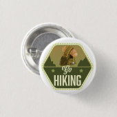 Badge Rond 2,50 Cm Aller au patch de randonnée (Devant & derrière)