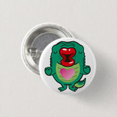 Badge Rond 2,50 Cm alligator embrassant (Devant & derrière)