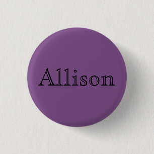 Badge Rond 2,50 Cm Allison de TVshow noir orphelin