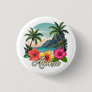 Badge Rond 2,50 Cm Aloha